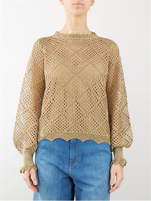 Regular lurex mesh sweater Twinset TWIN SET |  | TP312111520
